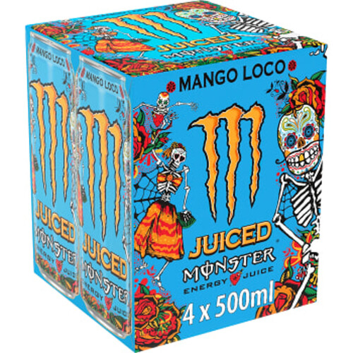 Energidryck Mango Loco 4x50cl Monster Energy