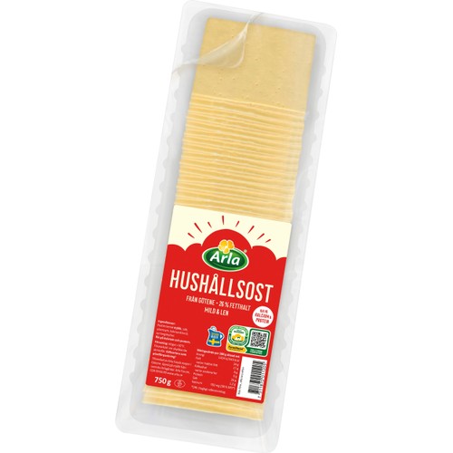 Götene Hushållsost skivad 750 g Arla