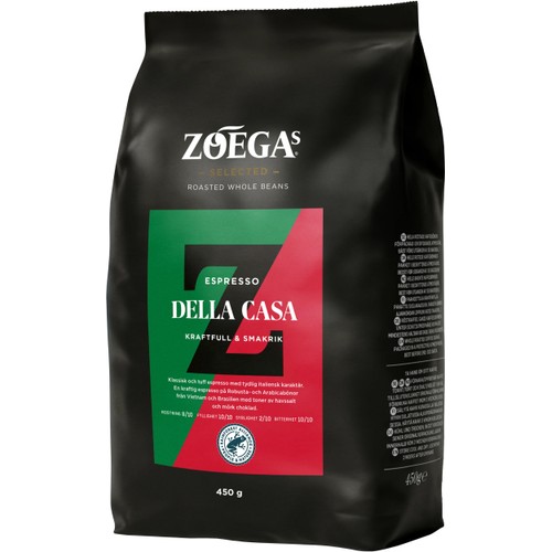 Espresso Della casa Hela bönor 450g Zoegas