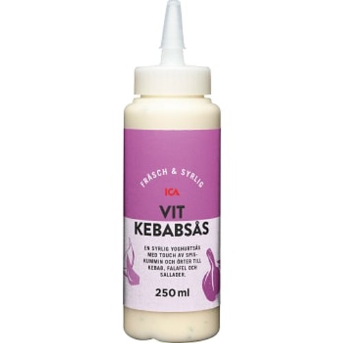 Kebabsås vit 250ml ICA