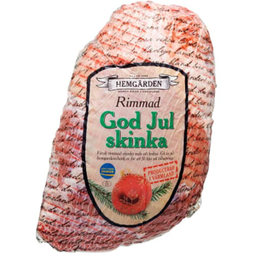 Julskinka Rimmad ca 3500g Hemgården