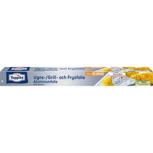 Ugn/Grill & Frysfolie 10m Toppits