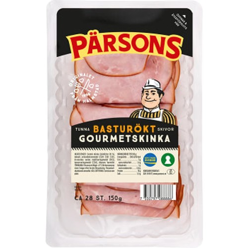 Skinka Basturökt 150g Pärsons