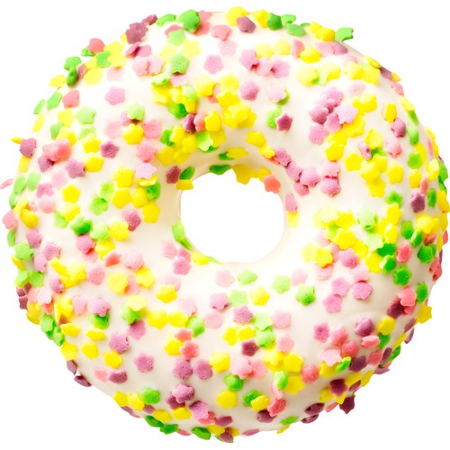 Minidonut blom vit 20g Bageri La Lorraine