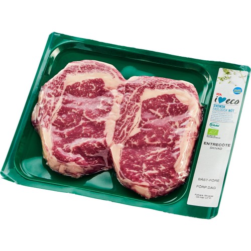 Entrecôte skivad ca 425g KRAV ICA I love eco