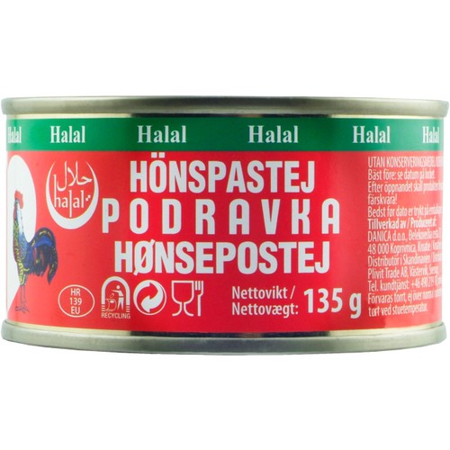 Pastej Höna 135g Podravka