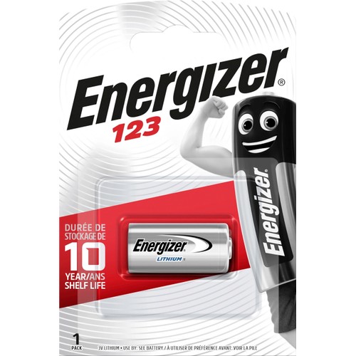 Fotobatteri 3V CR123A 1-p Energizer
