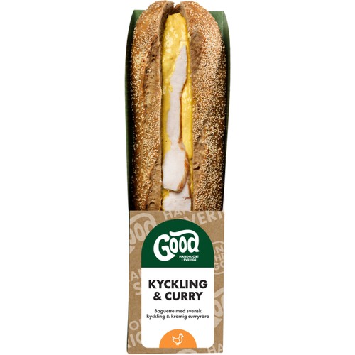 Baguette Kyckling Curry 245g GOOD
