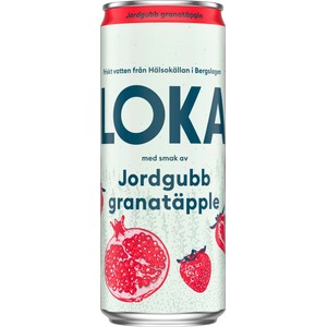 Kolsyrat vatten Jordg/Granatäpple 33cl Loka