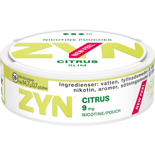 Slim Citrus S3 14.7g Zyn