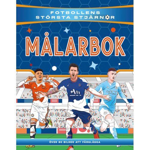 Fotbollens största stjärnor målarbok