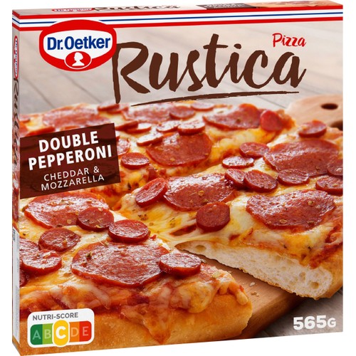 Pizza Rustica double pepperoni 565g Dr.Oetker