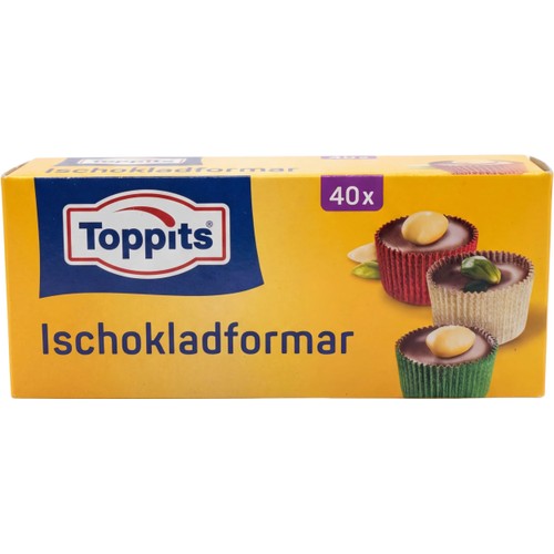 Ischokladformar 40st Toppits