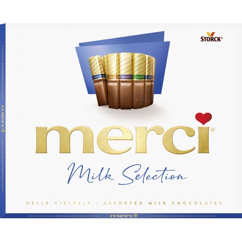 Chokladask Finest selection Blå 250g Merci