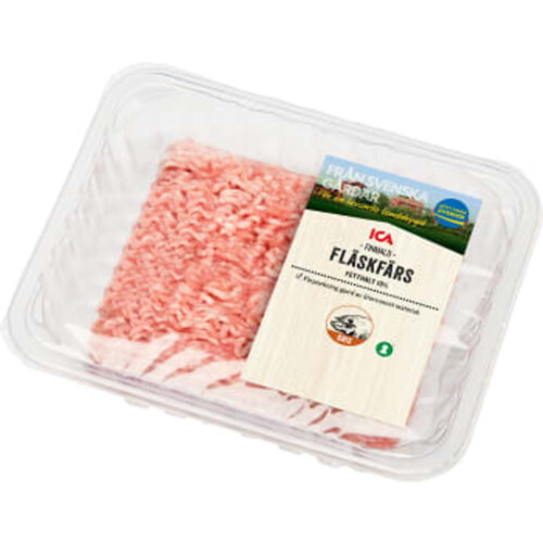 Fläskfärs 10% 500g ICA