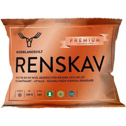 Renskav premium 240g Norrlandsvilt