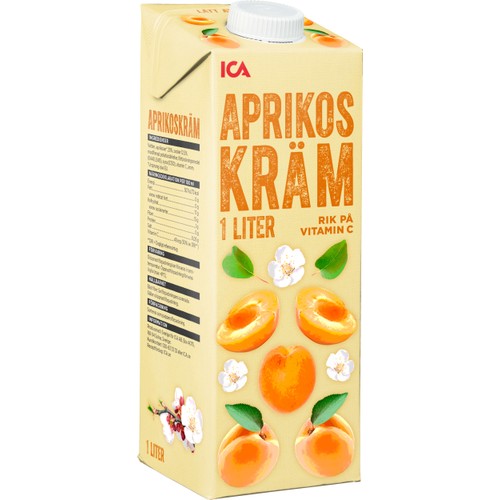 Aprikoskräm 1l ICA