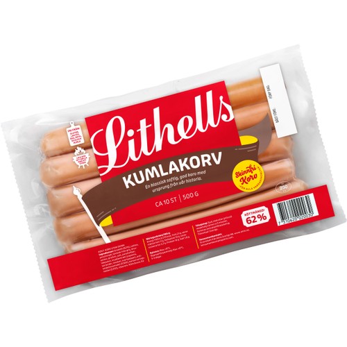 Kumlakorv 62% Kötthalt 500g Lithells