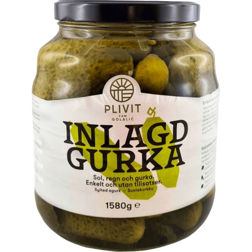 Inlagd Gurka 1580g Plivit