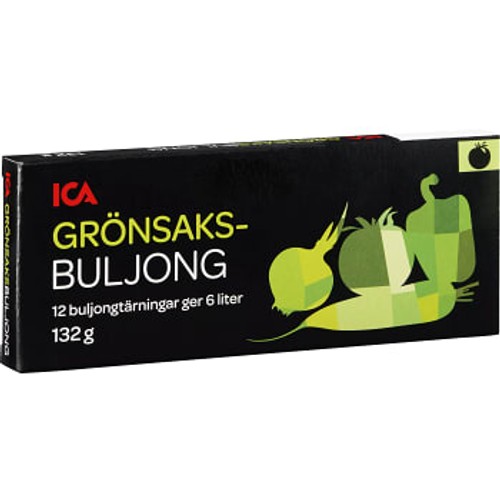 Grönsaksbuljong Tärning 12-p 132g ICA