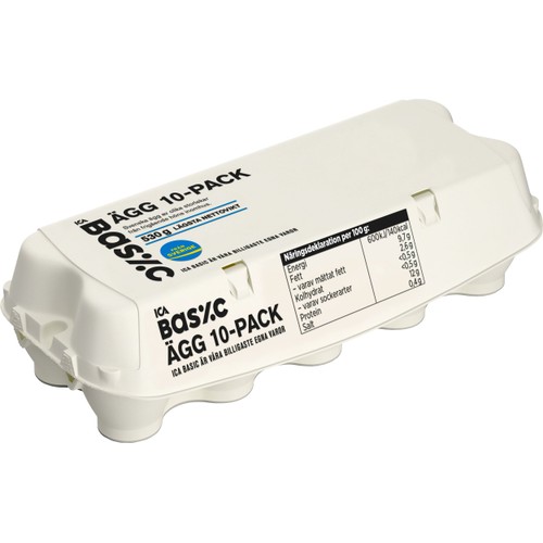Ägg 10-p ICA Basic