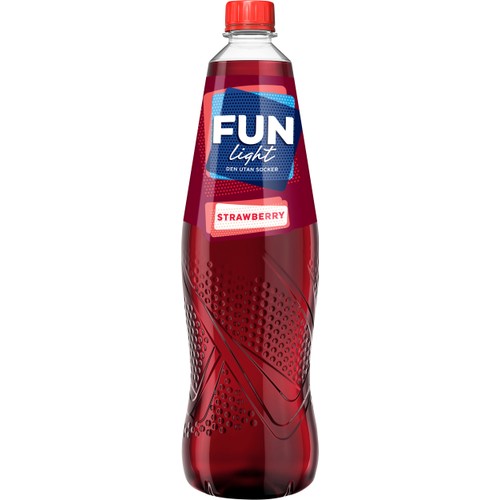 Dryck Light Strawberry 1l Fun Light