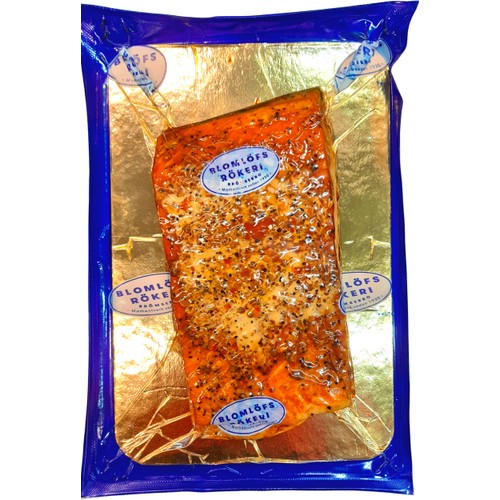 Laxfilé Varmrökt Bit Citronpeppar ca 375g Blomlöfs Rökeri