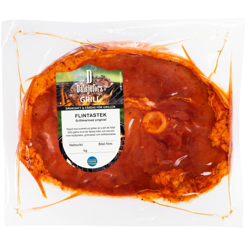 Flintastek Färsk marinerad ca 900g Dalsjöfors Kött
