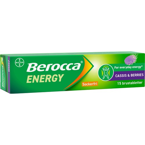 Multivitamin Energy Cassis & Berries 15-pack Berocca