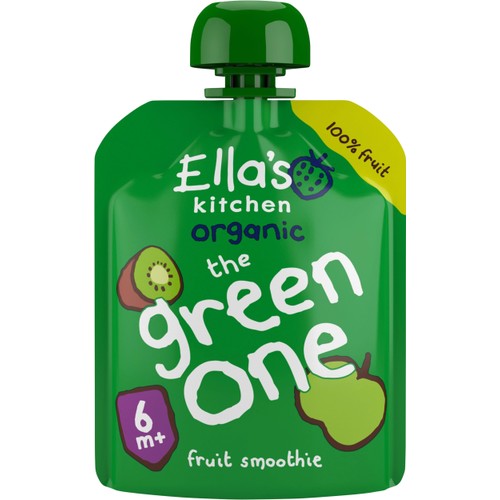 The green one Smoothie av blandade frukter 6m Ekologisk 90g Ellas Kitchen