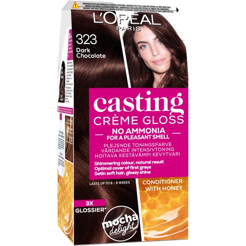 Hårtoning 323 Dark Chocolate 1-p Casting Creme Gloss
