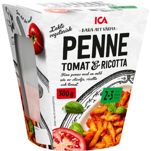 Färdigmat Penne Tomat & Ricotta 300g ICA