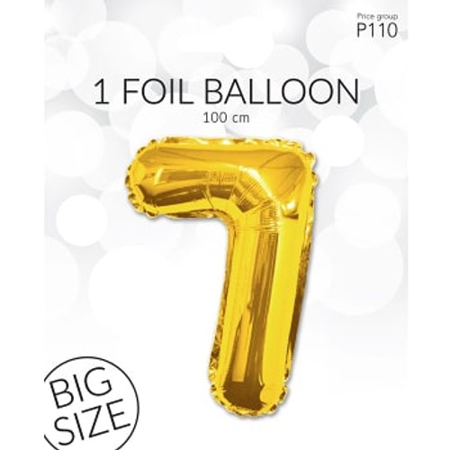 Folieb guld 7 100cm Happy Party