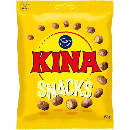 Kina Gul Snacks 150g Fazer