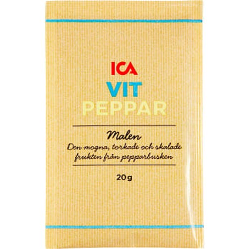 Vitpeppar Malen 20g ICA