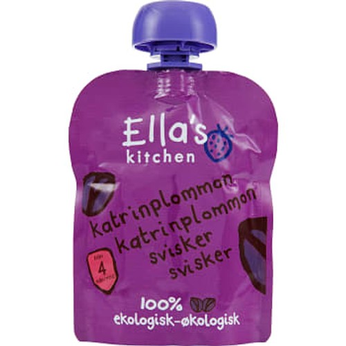 Mosade katrinplommon Från 4m Ekologisk 70g Ella´s Kitchen