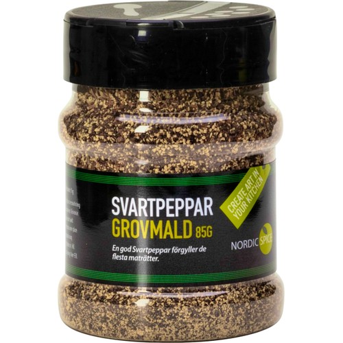 Svartpeppar Grovmald 85g Nordic Spice