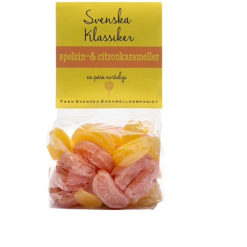 Apelsin & Citronkarameller 200g Svenska Karamellkompaniet