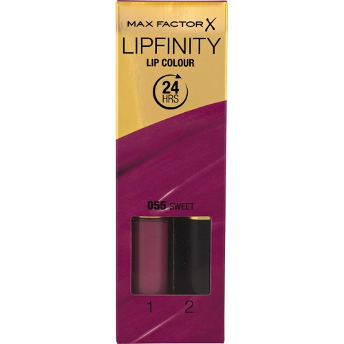 Lipfinity 055 Sweet Läppfärg ca 2ml 2-p Max Factor