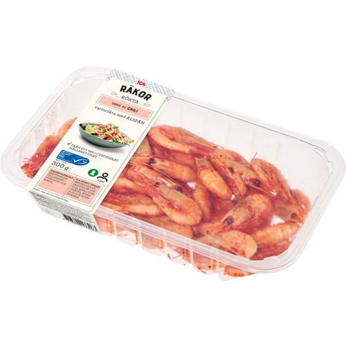 Räkor rökta chili 300g ICA Gott Liv
