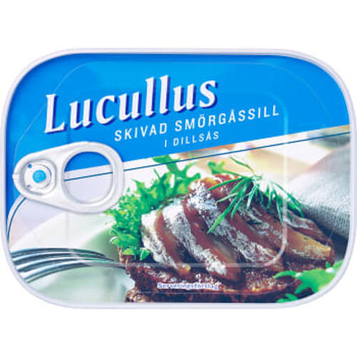 Smörgåssill skivor i dillsås 100g Lucullus