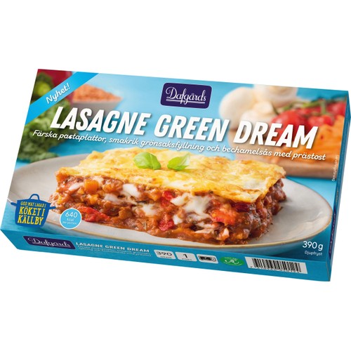 Lasagne green dream 390g Dafgårds