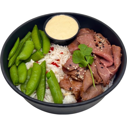 Portionsrätt Yakiniku Biff & Ris Med Sojamajo 405g Jätten Cater