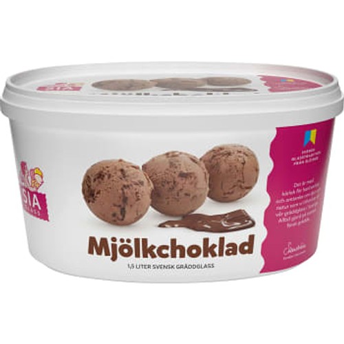 Gräddglass Mjölkchoklad 1,5l SIA Glass
