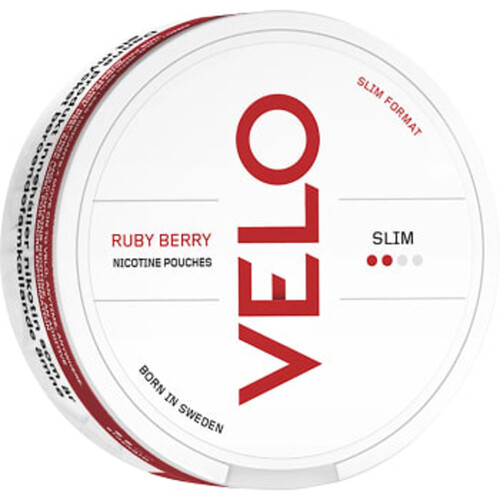 Nikotinpåse Ruby Berry 14,7g Velo