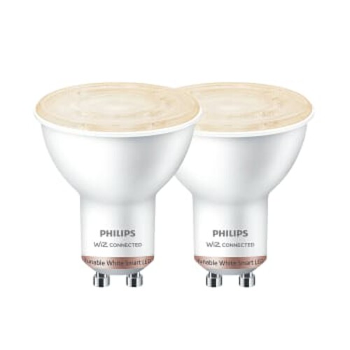 Smart LED WiZ Spot 50W GU10 Dimbar 2-pack Philips