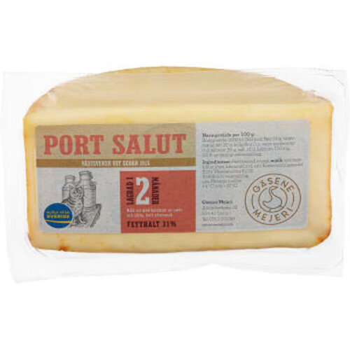 Port Salut 31% ca 500g Gäsene Mejeri