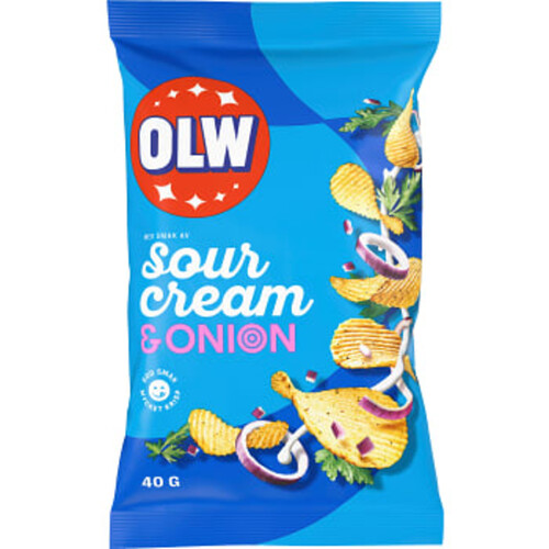 Chips Sourcream & Onion liten påse 40g OLW