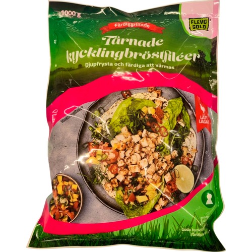 Kycklingbröstfiléer Tärnade Färdiggrillade 1kg Flevo Gold