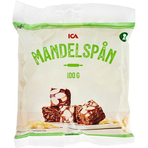 Mandelspån blancherade 100g ICA